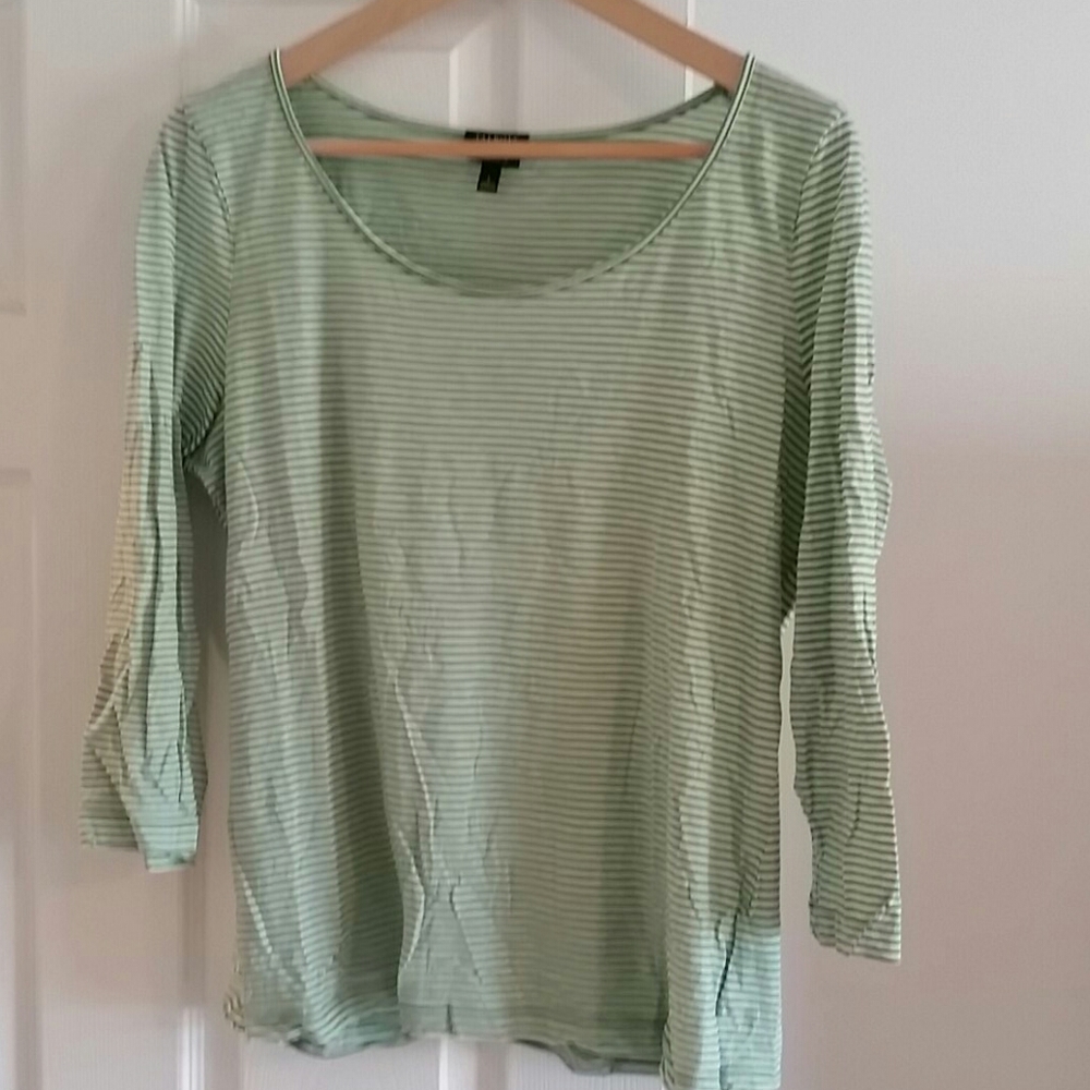 Talbots scoop neck tee
